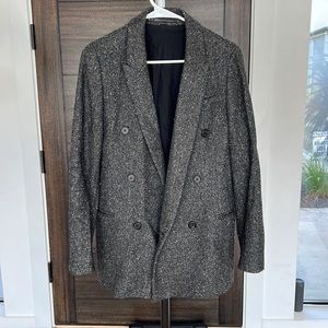 All Saints Wool Boyfriend Blazer